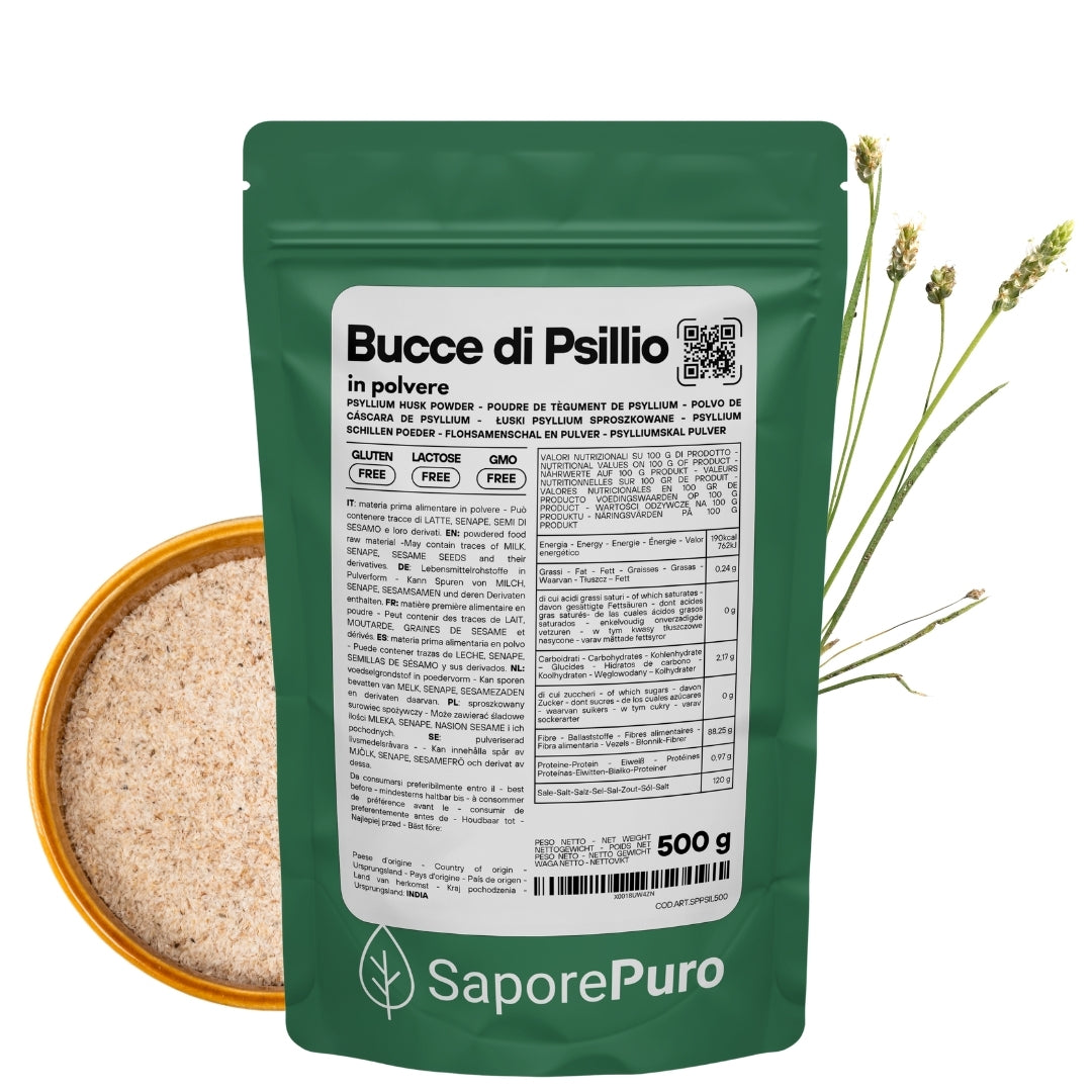 Psyllium-Faser-Pulver - 500gr