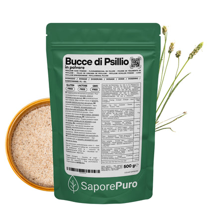 Bucce di Psillio in Polvere -Fibra di Psillio