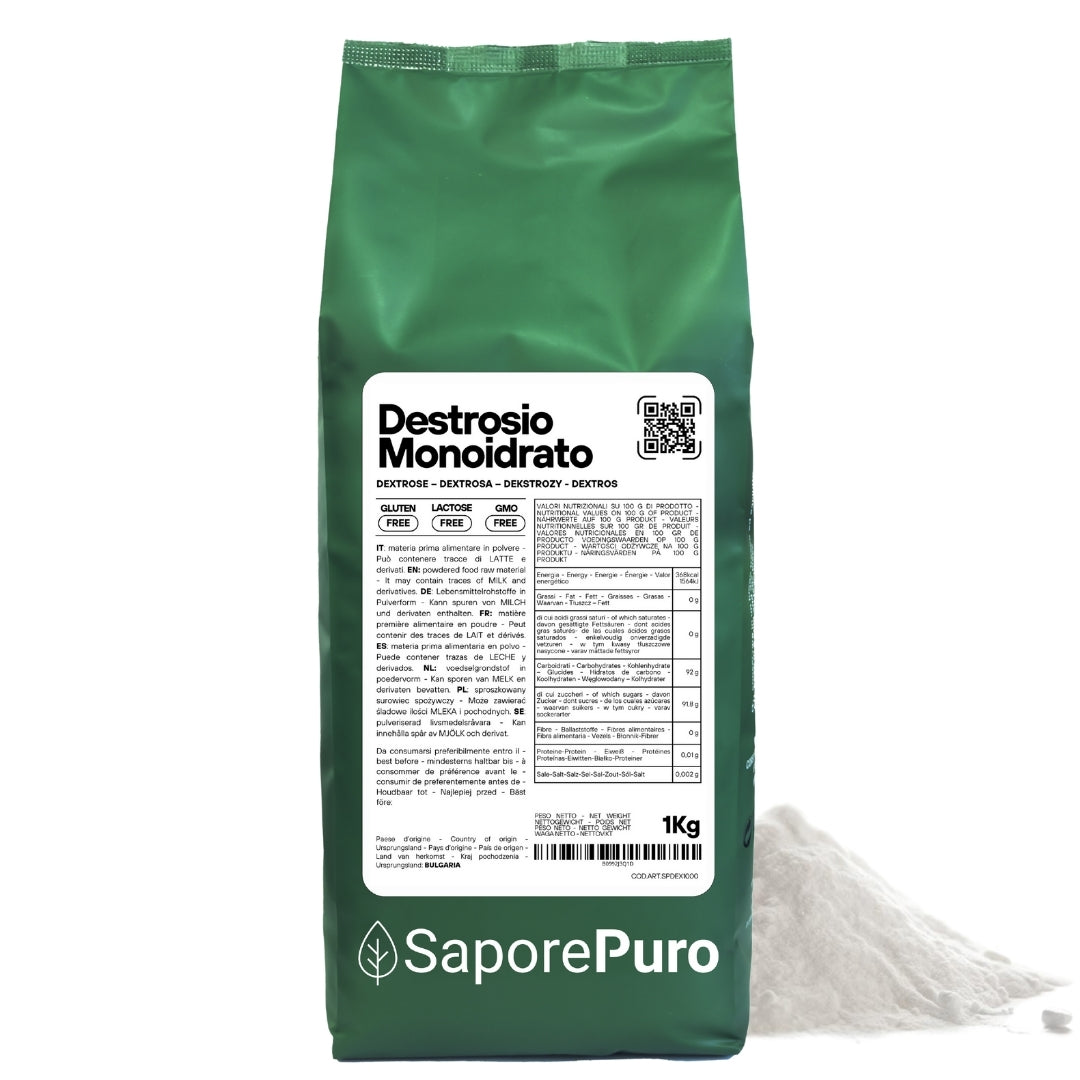 Dextrosa - Azúcar para helados, energía rápida - SaporePuro