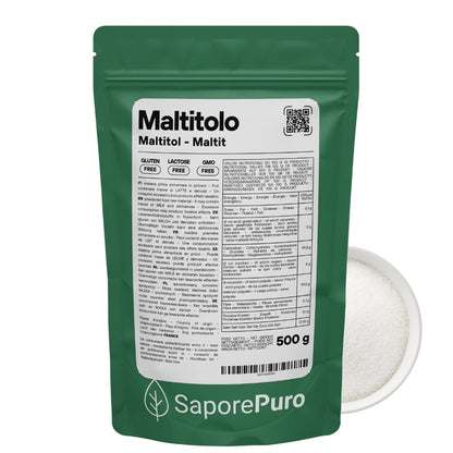 Maltitolo in polvere  - Confezionato in Italia - SaporePuro