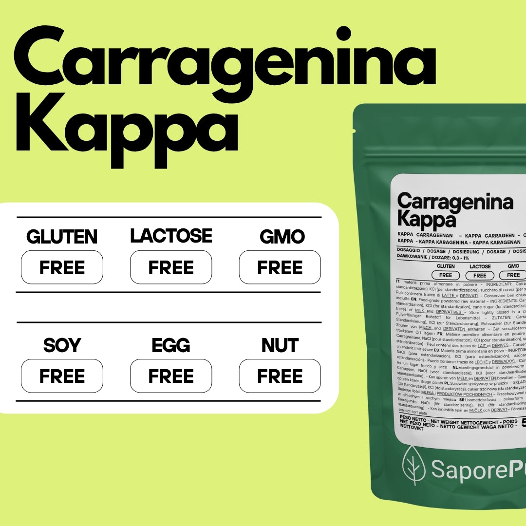 Kappa Carrageenan (E407) - Packaged in Italy