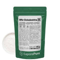 Alfaciclodestrina SaporePuro, emulsionante naturale senza glutine, ingrediente per cucina e forno, in confezione da 125 g