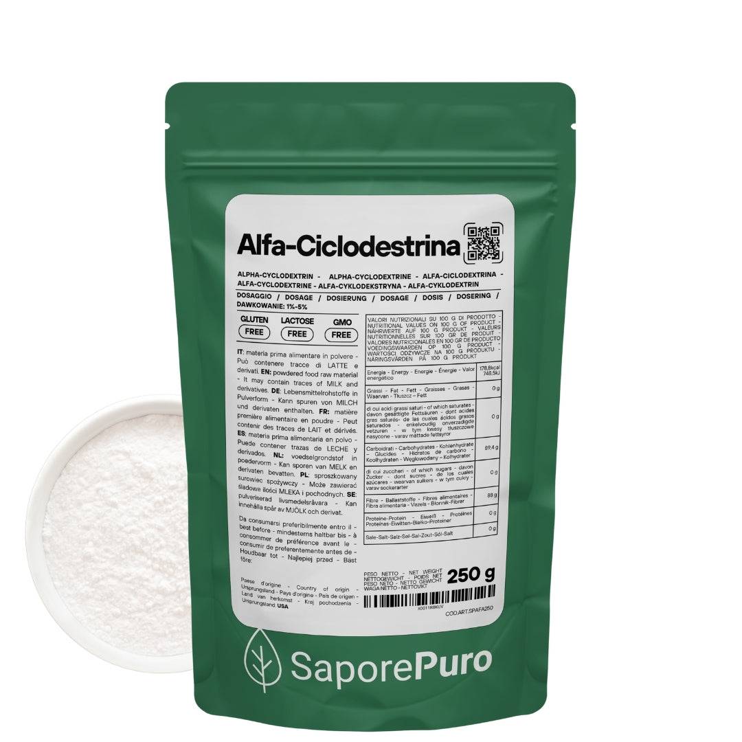 alfaciclodestrina - gelato - emulsionante