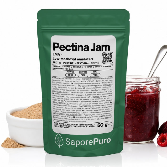 Pectina Jam - Bajo Metoxilo E440ii - Mermeladas y Gelatinas Perfectas