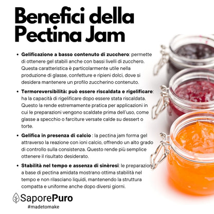 Pectine Jam - Bas Méthoxyle E440ii - Confitures et Gelées Parfaites