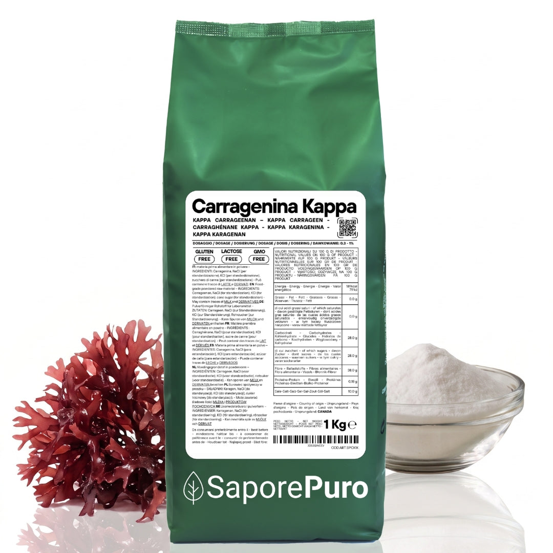 Carrageen Kappa (E407) - Verpackt in Italien