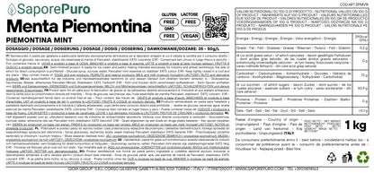 Pasta Menta Piemontina - Pasta zuccherina per aromatizzazione di gelato al gusto menta