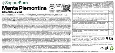 Pasta Menta Piemontina - Pasta zuccherina per aromatizzazione di gelato al gusto menta