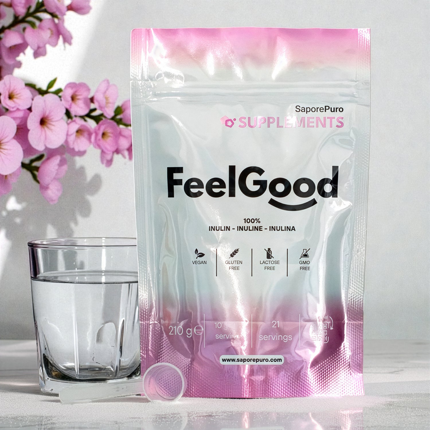 FeelGood - Inulina - Integratore Alimentare di fibre - SUPPLEMENTS - SaporePuro