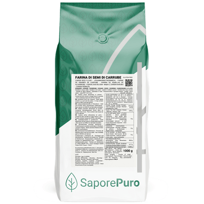 Farina di Semi di Carruba (E410) - 1kg - Origine ITALIA - SaporePuro
