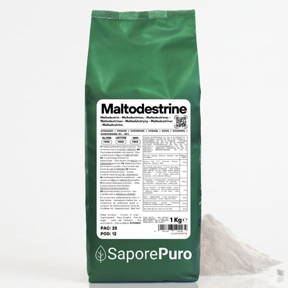 Maltodextrins 18-19DE - Packaged in Italy - Slow-Release Sugar - for Ice Cream