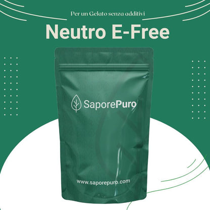 Neutro E-Free by SaporePuro, a neutral base for gelato made with fiber and plant proteins, ideal for clean label gelato.