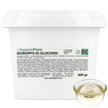 Sciroppo di glucosio liquido 60DE SaporePuro, ingrediente per pasticceria e cucina, bottiglia da 400g.