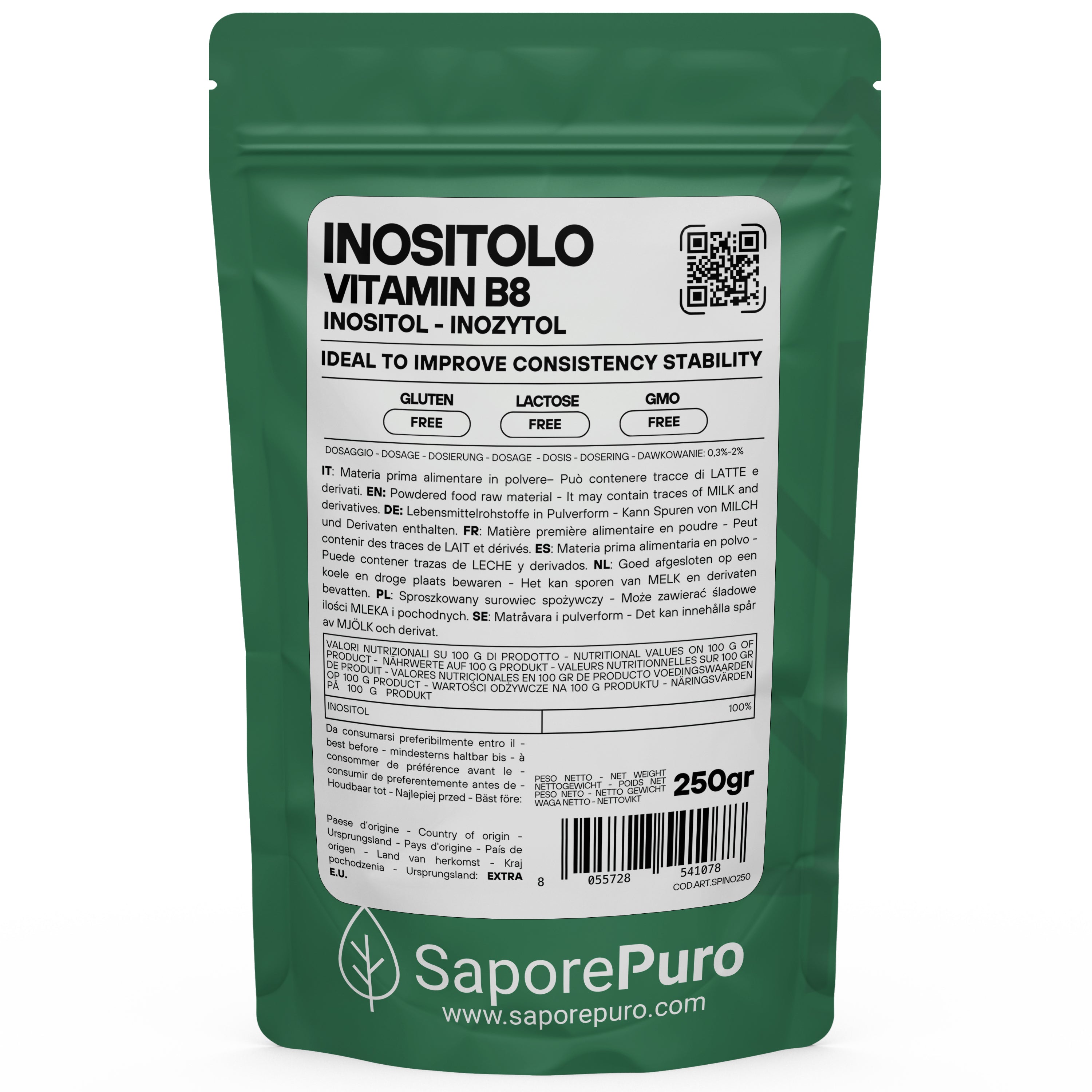 Inositol (Myo-Inositol) - Vitamin B8 - Food