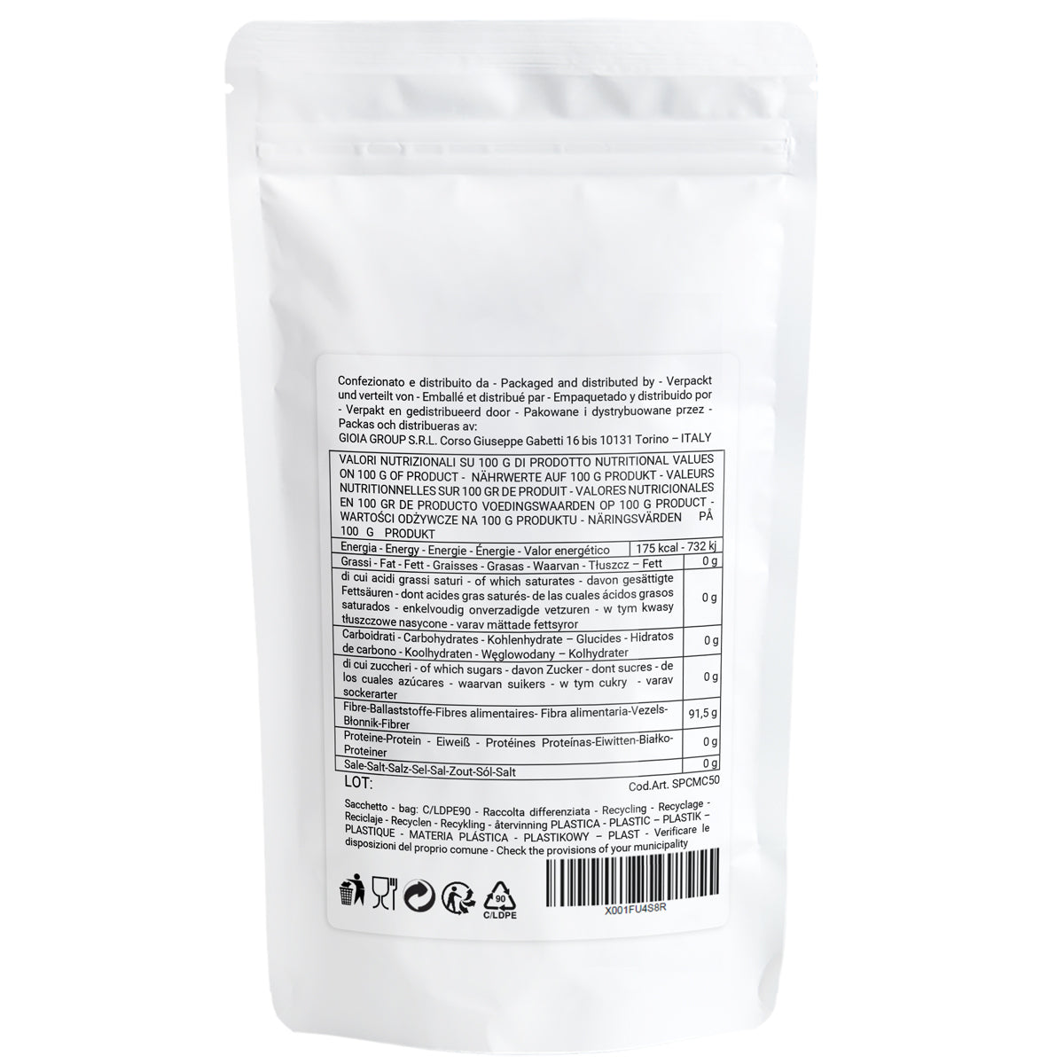 Carbossimetilcellulosa - Cmc - 50 GR - SaporePuro