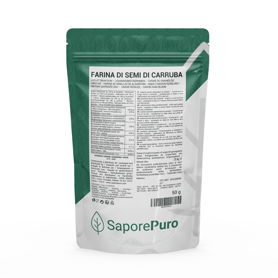 farine de graines de caroube-50gr-