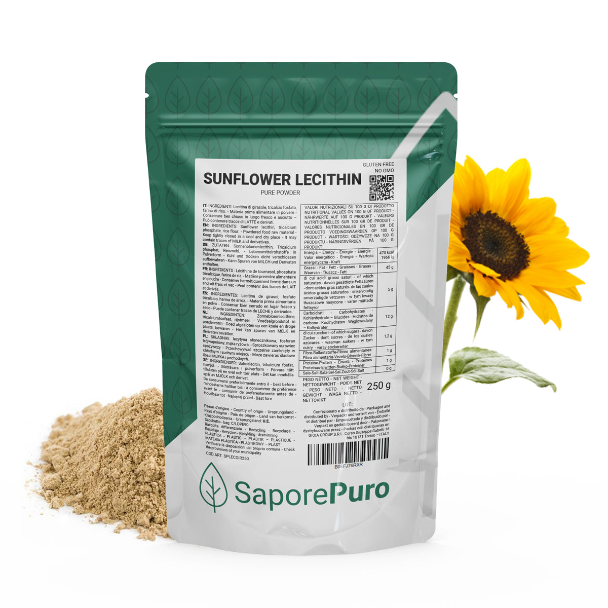 Sunflower Lecithin - 250gr - SaporePuro