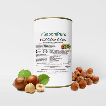 Pasta di Nocciola Piemonte I.G.P SaporePuro in confezione da 1kg, crema spalmabile con nocciole Piemonte I.G.P.