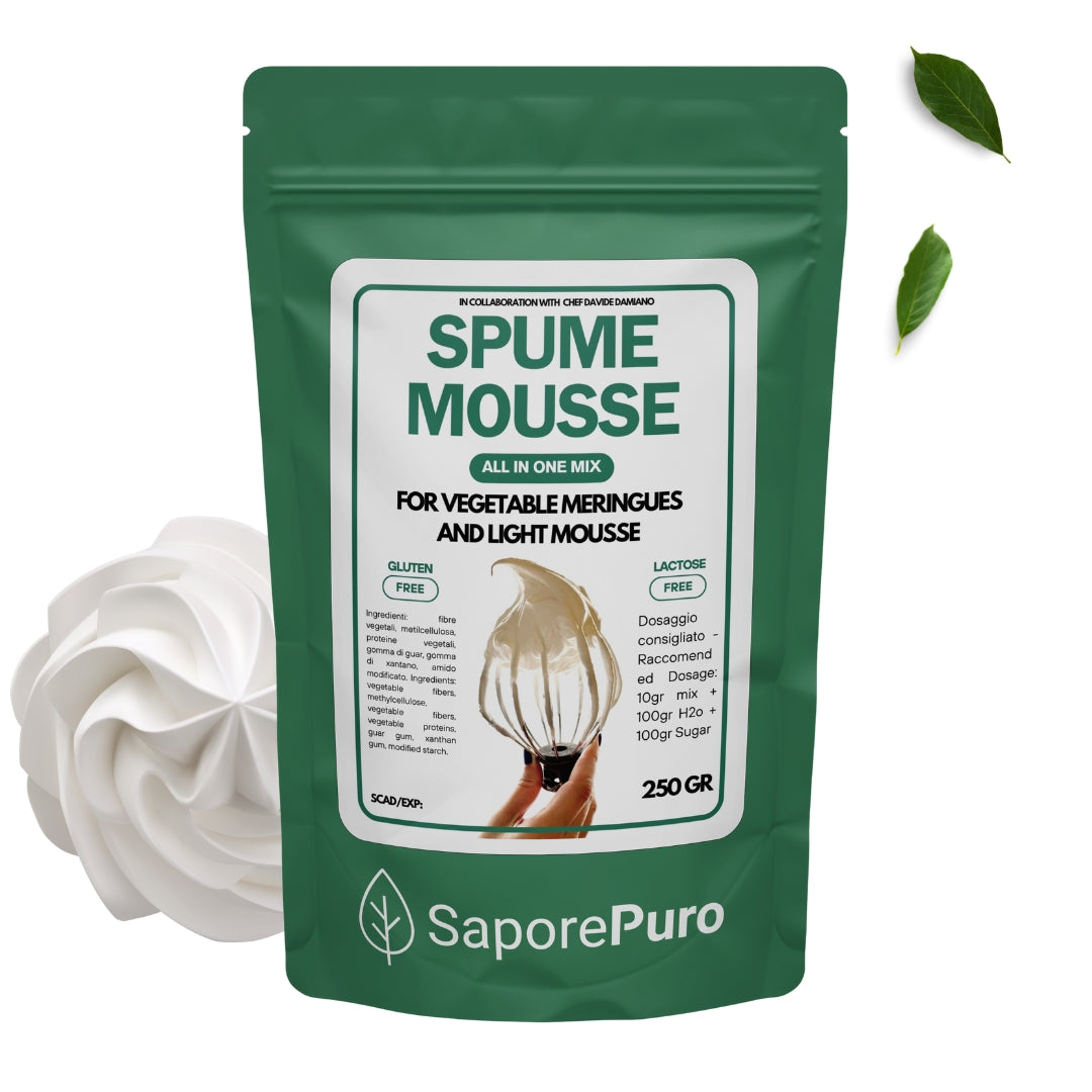 Spume Mousse – Mix per mousse e spume vegane professionali - 250g