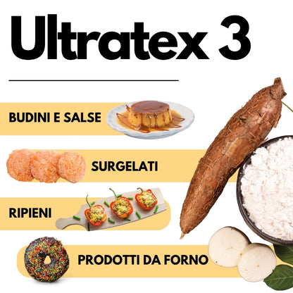 ULTRATEX 3  - Amido modificato da Tapioca - Uso Caldo e Freddo