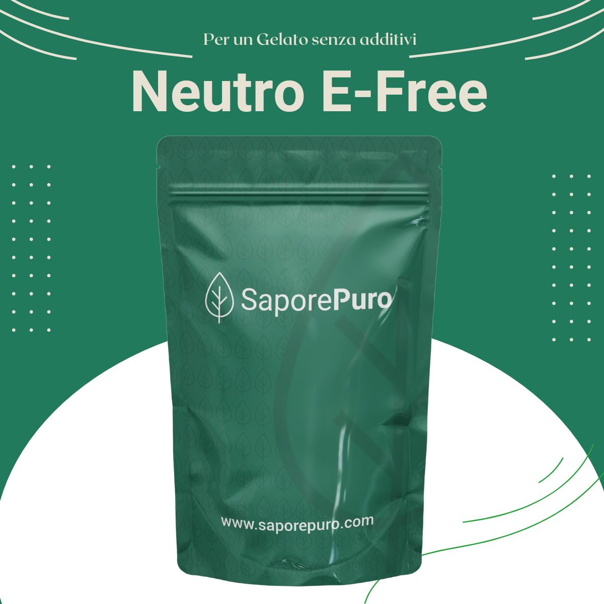 Neutro E-Free - Keine Zusatzstoffe - Neutro für Speiseeis mit pflanzlichen Ballaststoffen und Eiweiß - Für ein Clean Label Eis - FlavourPure