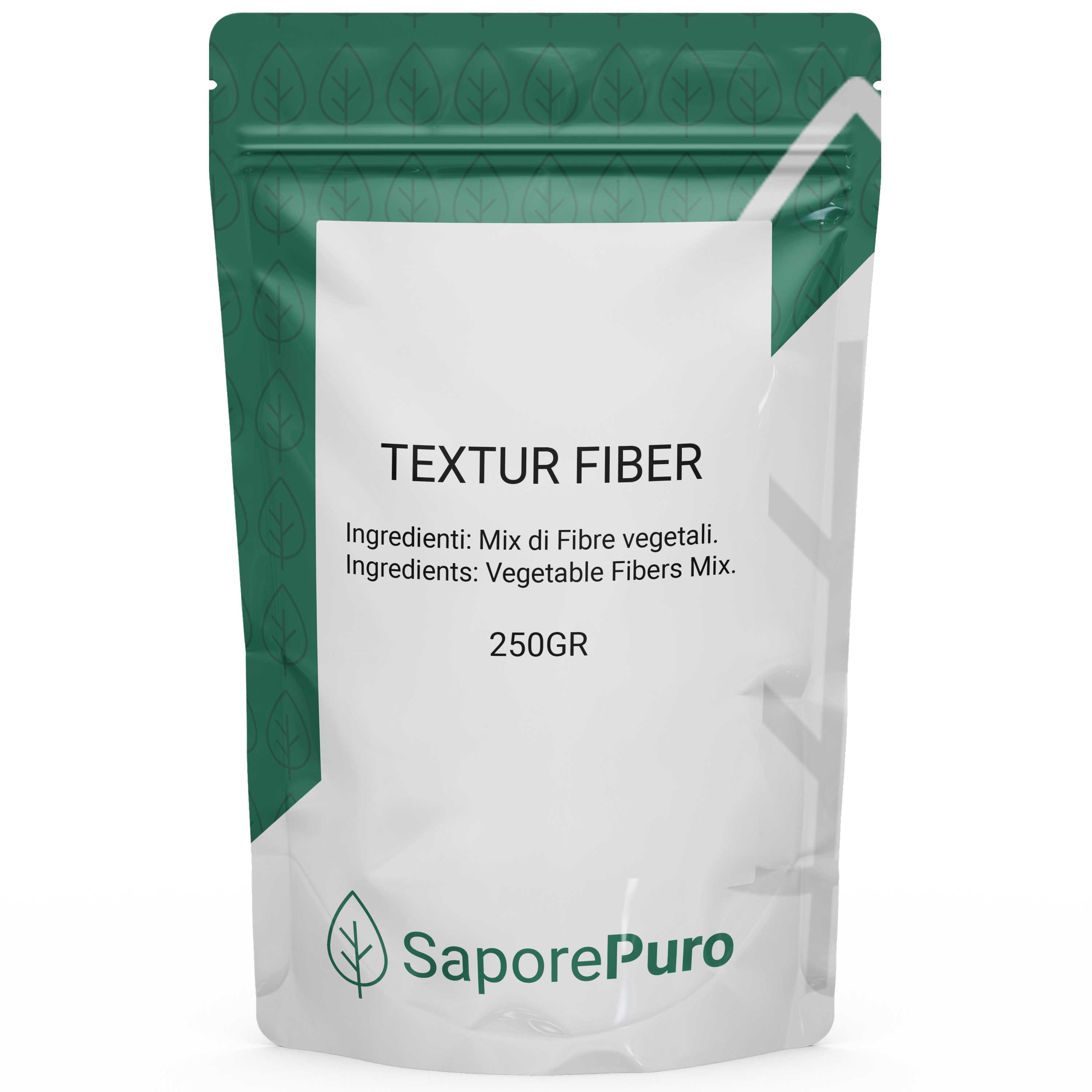 Textur Fiber - 250gr - Pflanzliche Fasermischung für Speiseeis ohne Zusatzstoffe und glutenfreie Teige - SaporePuro