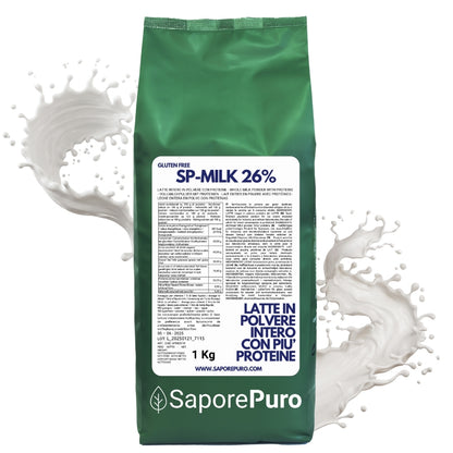 Whole Milk Powder with More Low-Fat or Whole Protein - Milk Powder Substitute for Ice Cream, Pastries and Other Uses - SP MILK - SaporePuro