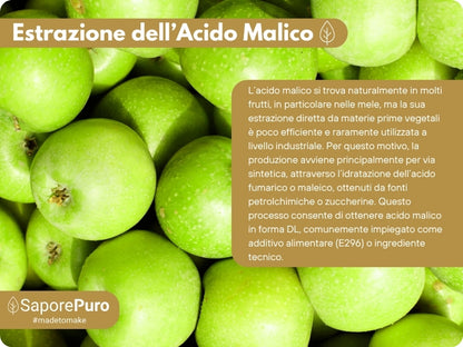 Malic Acid - 1kg - The Secret Ingredient for Your Perfect Cocktails - Food - against fatigue - for wine - Enology