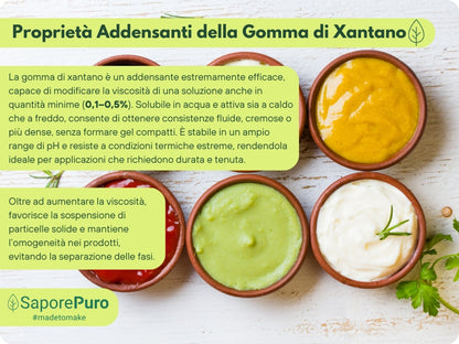 Gomma di Xantano - E415 -  Confezionato in Italia