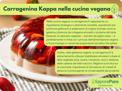 Carragenina Kappa (E407) - Confezionato in Italia