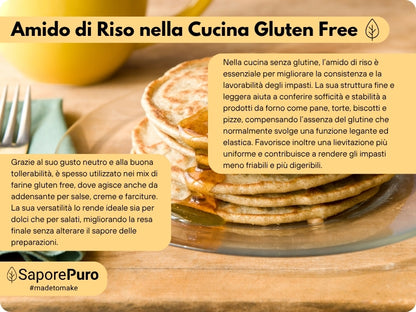 Rice Starch - Native Starch 100% Origin Italy