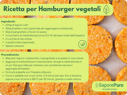 SaporePuro Food Grade Methylcellulose - Thickener and Gelling Agent - SaporePuro
