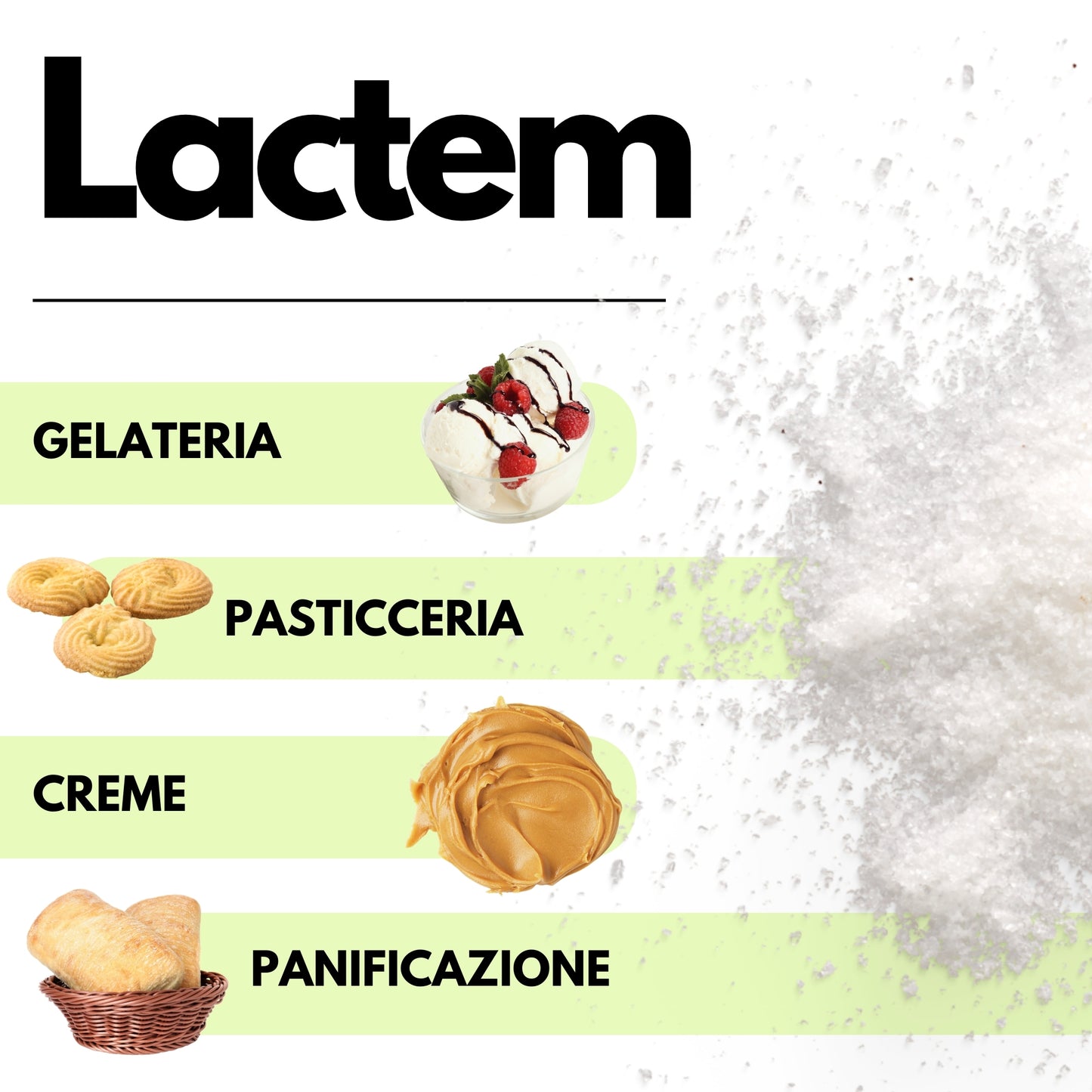 E472b Lactem (Latticem) – Emulsionante Professionale per Gelato e Panificazione