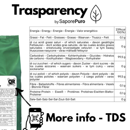 Maltitol Powder - 1Kg - Packaged in Italy - SaporePuro