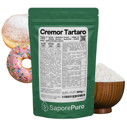 Cremor Tartaro - E336i - Agente lievitante e stabilizzante