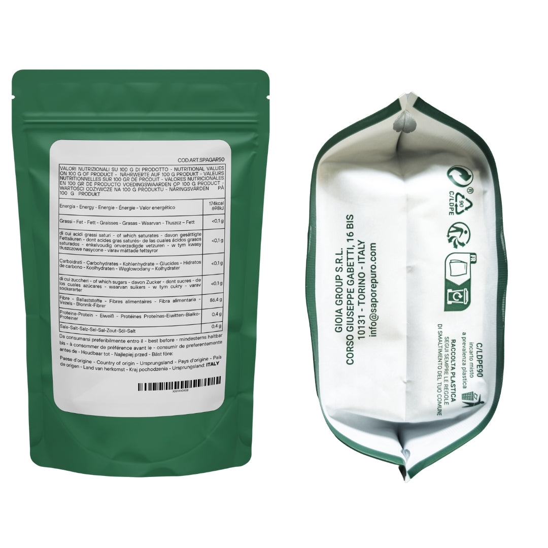 Agar Agar - E406 - Natural Gelling Agent - Origin ITALY - SaporePuro