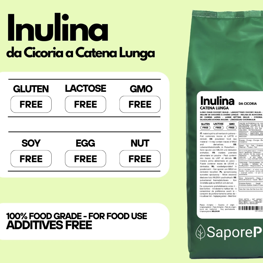 Pure long-chain inulin powder - Origin Europe - SaporePuro