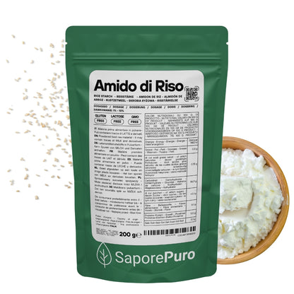 Rice Starch - Native Starch 100% Origin Italy