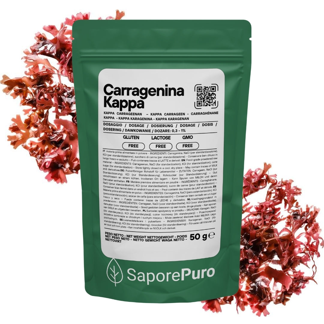 Carragenina Kappa (E407) - Confezionato in Italia