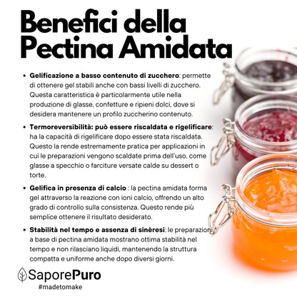 Low-methoxyl pectin powder (E440ii)-ideal for low-sugar jams
