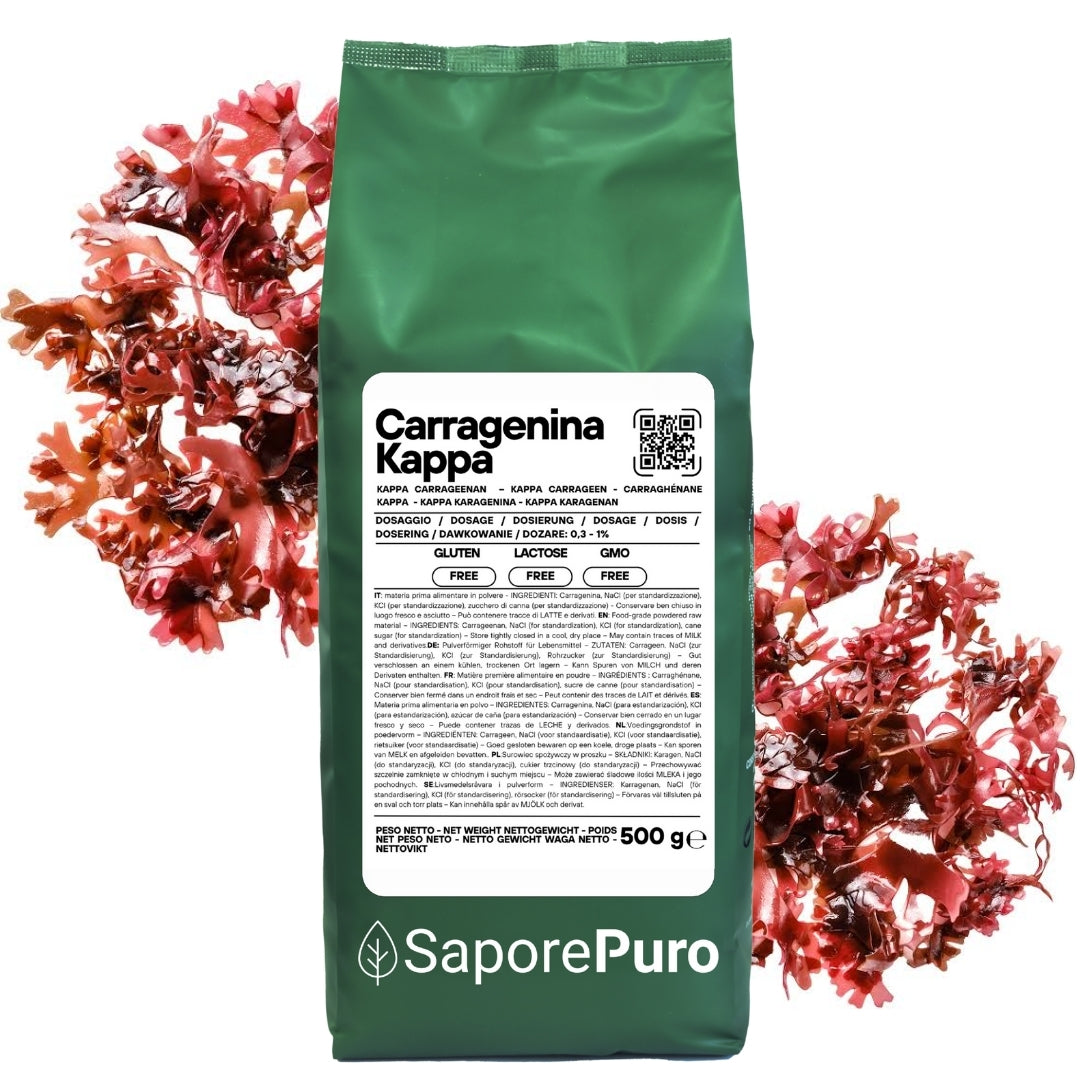 Carragenina Kappa (E407) - Confezionato in Italia