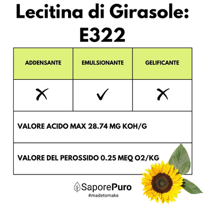 Sunflower Lecithin E322 - De-Oleated - Soy Alternative