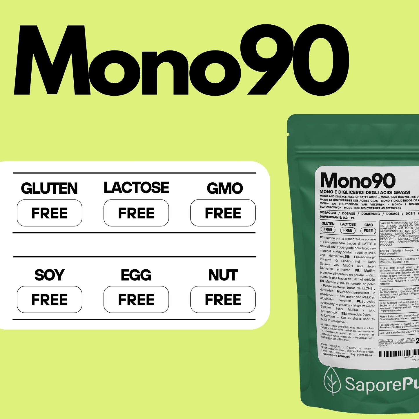 Mono90 - Mono e Digliceridi degli Acidi Grassi - E471