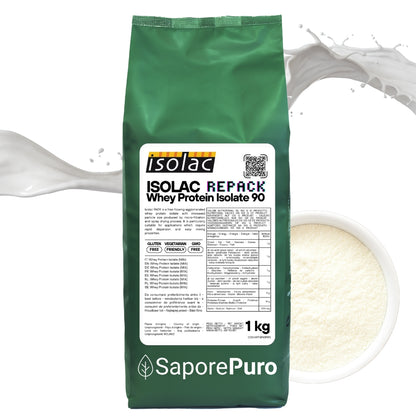 ISOLAC - Performing Milk Protein Isolate - Repackaged - 90% protein portion - 1kg