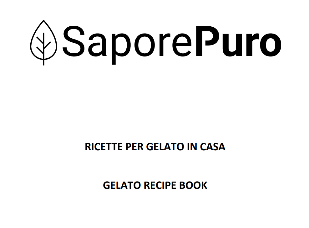 Ice Cream & Sorbets Cookbook / Gelato & Sorbet RecipeBook - SaporePuro