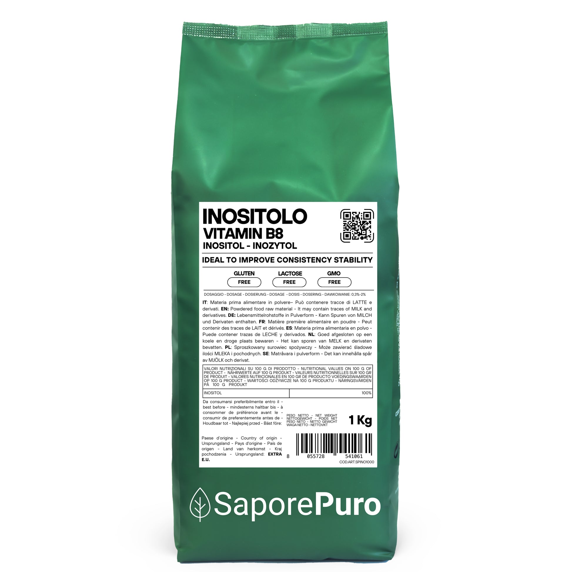Inositol (Myo-Inositol) - Vitamin B8 - Food - TastePure