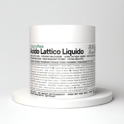 Acido Lattico Liquido Alimentare | SaporePuro - SaporePuro