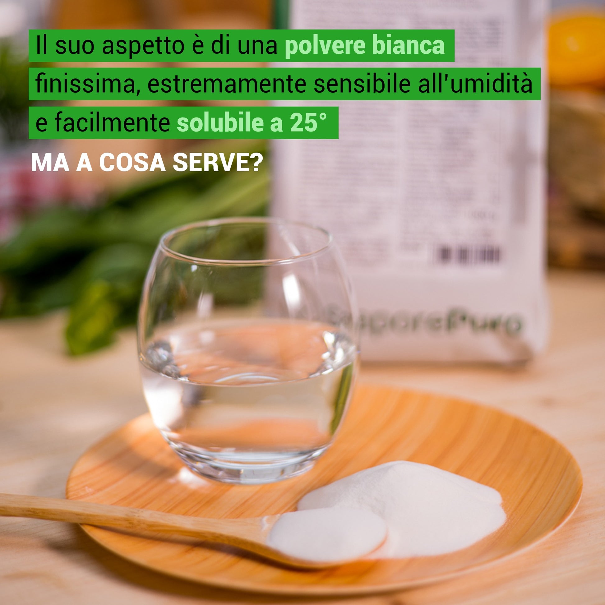 Pure inulin powder - 1 kg - Origin Europe - Short-chain - SaporePuro