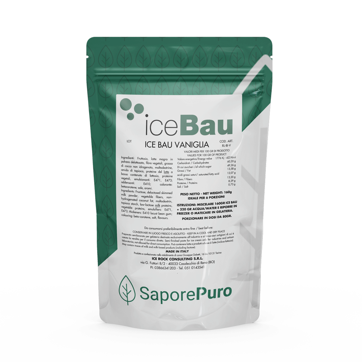 Dog ice cream - IceBau - The first orginal ice cream created since 2005 by Roberto Lobrano