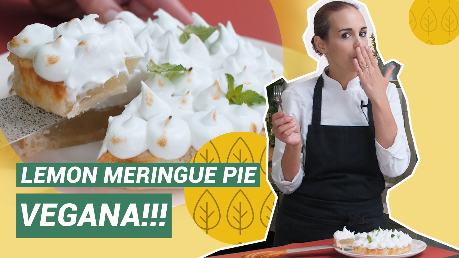 TastePure Merengue vegano de limón con crémor tártaro y maicena